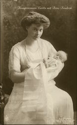 Kronprinzessin Cecilie mit Prinz Friedrich Kronprinzessin Cecilie mit Prinz Friedrich