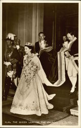 Coronation of Queen Elizabeth II - Queen Leaving the Palace Coronation of Queen Elizabeth II - Queen Leaving the Palace
