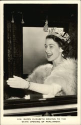 H.M. Queen Elizabeth Driving to the State Opening of Parliament H.M. Queen Elizabeth Driving to the State Opening of Parliament