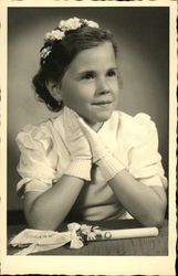 Portrait of Young Girl Wearing Gloves Portrait of Young Girl Wearing Gloves