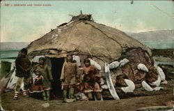 Eskimos in their igloo Eskimos in their igloo