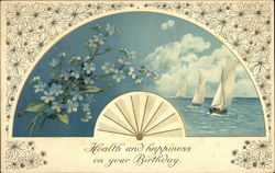 Health and Happiness on your Birthday Postcard