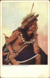 Man in Native American Dress Man in Native American Dress