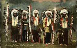 Group of Sioux Indian Chiefs Group of Sioux Indian Chiefs