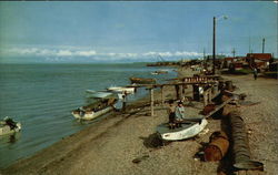 Beach Scene, Kotzebue In The Arctic Postcard