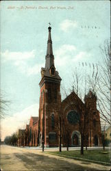 St. Patrick's Church Fort Wayne, IN Postcard Postcard