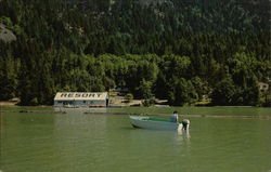 The Bradleys Diablo Lake Resort Washington Postcard Postcard
