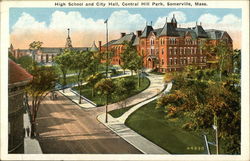 High School and City Hall, Central Hill Park High School and City Hall, Central Hill Park