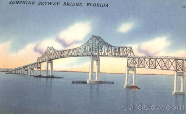 Sunshine Skyway Bridge Scenic Florida