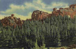 Unique Rock Formations In Vedauwoo Glen On Sherman Hill
