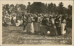 Squaw Dance, Lac Du Flambeau Reservation, Wis. 217 - Chippewa Indians Squaw Dance, Lac Du Flambeau Reservation, Wis. 217 - Chippewa Indians