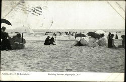 Bathing Scene At The Beach Bathing Scene At The Beach
