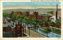 Bird's Eye View of Mills and Canal Bird's Eye View of Mills and Canal