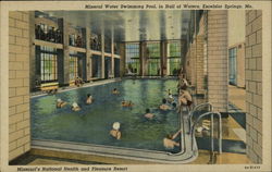 Mineral Water Swimming Pool in Hall of Waters Mineral Water Swimming Pool in Hall of Waters