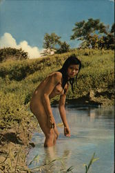 Indian Girl Bathing Indian Girl Bathing