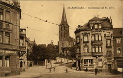 Breitestrasse und Ev. Kirche Breitestrasse und Ev. Kirche