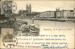 City and Elbe River City and Elbe River