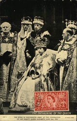 The enthroning of the Queen The enthroning of the Queen
