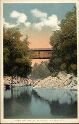 High Bridge, at Winooski Gorge Vermont Postcard Postcard