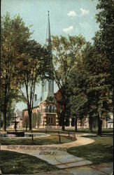 Pulteney Park and First Presbyterian Church Pulteney Park and First Presbyterian Church