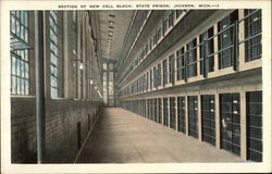 Section of New Cell Block, State Prison Section of New Cell Block, State Prison