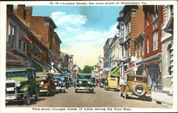 London Street, the Main Street of Winchester, Va London Street, the Main Street of Winchester, Va