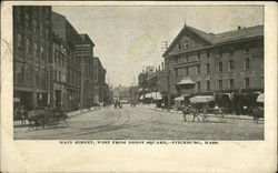 Main Street, West from Depot Square Main Street, West from Depot Square