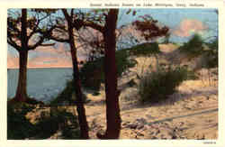 Scenic Indiana Dunes on Lake Michigan Scenic Indiana Dunes on Lake Michigan