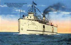 One of the Michigan State Ferries Connecting State Highway, Between Mackinaw City and St. Ignace