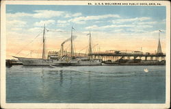 U.S.S. Wolverine and Public Dock U.S.S. Wolverine and Public Dock
