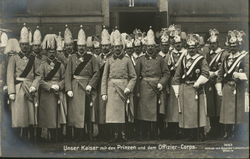 Unser Kaiser mit den Prinzen und dem Offizier Corps Unser Kaiser mit den Prinzen und dem Offizier Corps