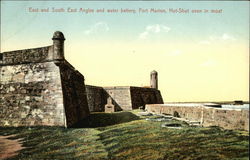 East and South East Angles and Water Battery, Fort Marion, Hot-Shot Oven in Moat East and South East Angles and Water Battery, Fort Marion, Hot-Shot Oven in Moat
