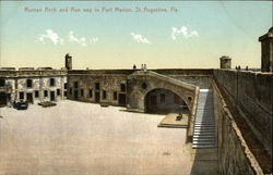 Roman Arch and Runway in Fort Marion Roman Arch and Runway in Fort Marion