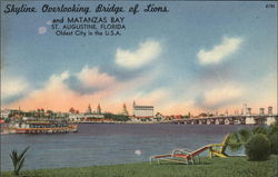 Skyline Overlooking Bridge of Lions and Matanzas Bay Skyline Overlooking Bridge of Lions and Matanzas Bay