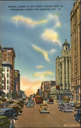 Central Avenue at 4th Street Looking West Central Avenue at 4th Street Looking West