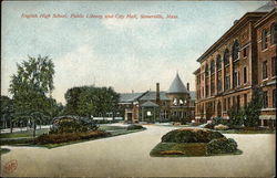 English High School, Public Library and City Hall English High School, Public Library and City Hall