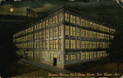 General Electric Co's Lamp Works at Night General Electric Co's Lamp Works at Night