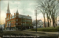 Corner of Main and Belmont Streets Corner of Main and Belmont Streets