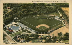 Aerial View of Municipal Stadium and Swimming Pools Aerial View of Municipal Stadium and Swimming Pools