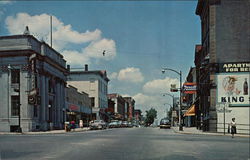 North South Street, Business Section Postcard