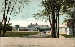 Bangor and Aroostook Station Presque Isle, ME Postcard Postcard