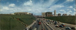 Hollywood Freeway approaching Civic Center Hollywood Freeway approaching Civic Center