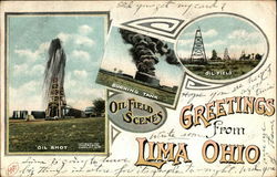 Greetings from LIma - Oil Field Scenes Greetings from LIma - Oil Field Scenes