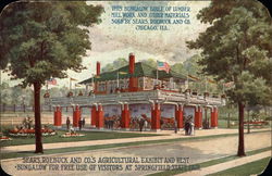 Sears, Roebuck and Co's agricultural exhibit and rest bungalow Sears, Roebuck and Co's agricultural exhibit and rest bungalow