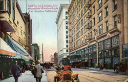 Fifth Street Looking East Alexandria Hotel to Right Fifth Street Looking East Alexandria Hotel to Right