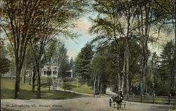 Western Avenue St. Johnsbury, VT Postcard Postcard
