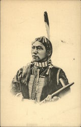 Photo portrait of an American Indian man Photo portrait of an American Indian man