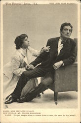 Forbes Robertson and Gertrude Elliott Actors Postcard Postcard