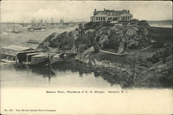 Beacon Rock - Residence of E. D. Morgan Newport, RI Postcard Postcard Postcard