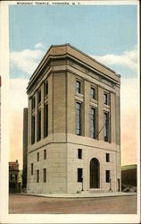 Masonic Temple Yonkers, NY Postcard Postcard Postcard